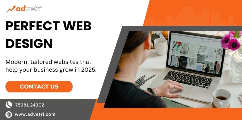 Advetri offers modern web design services in 2025 to help businesses grow online