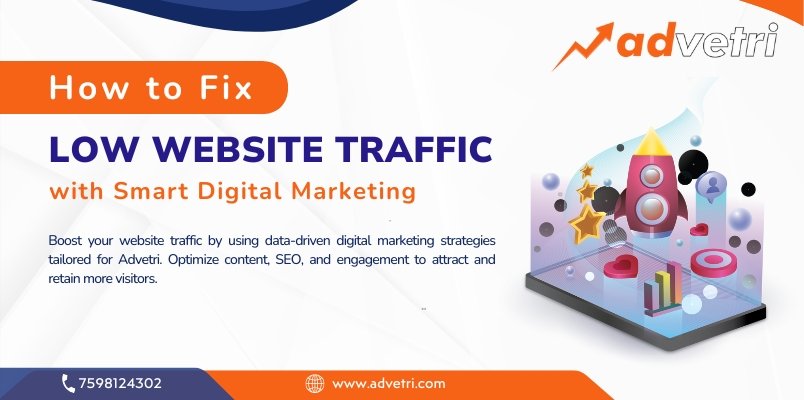 How to fix low website traffic