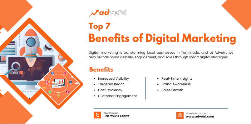 Top 7 Benefits of Digital Marketing in Tamilnadu