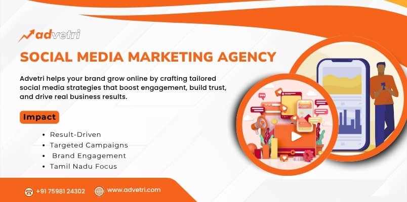 Advetri offers result-driven social media marketing services for brands across Tamil Nadu.